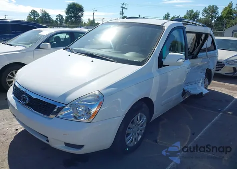2011 Kia Sedona Lx из США, поврежденный, VIN KNDMG4C76B6364839